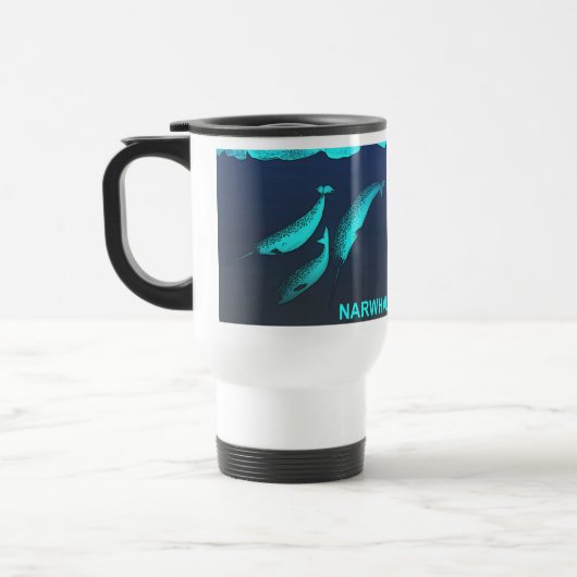 Narwhal Reisebecher (Links)
