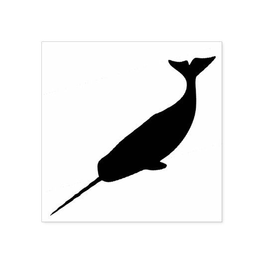 Narwhal Rubber Briefmarke Gummistempel (Prägung)