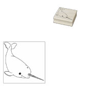 Narwhal Rubber Briefmarke Gummistempel (Stempel)