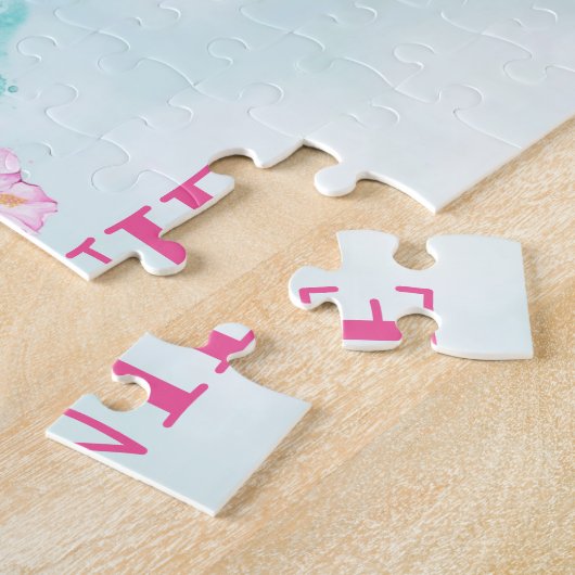 Narwhal & Sea Animals Under The Sea Custom Name Puzzle (Seite)