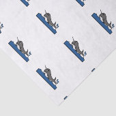 Narwhal Seidenpapier (Ausschnitt)