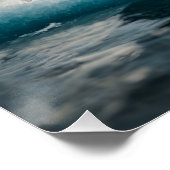 Narwhal springt aus dem Wasser Poster (Ecke)