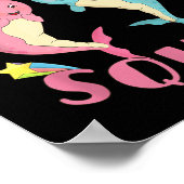 Narwhal Squad Niedlich Kawaii Narwhals Narwhale Poster (Ecke)