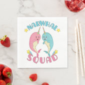 Narwhal Squad Serviette (Beispiel)