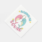 Narwhal Squad Serviette (Ecke)