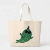 Narwhal-Tasche (Hopkins) Jumbo Stoffbeutel (Vorne)