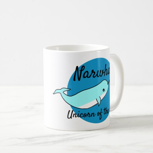 Narwhal Tasse (VorderseiteRechts)
