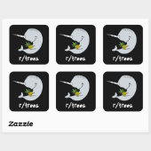 Narwhal Trees Sticker (Blatt)