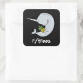 Narwhal Trees Sticker (Tasche)