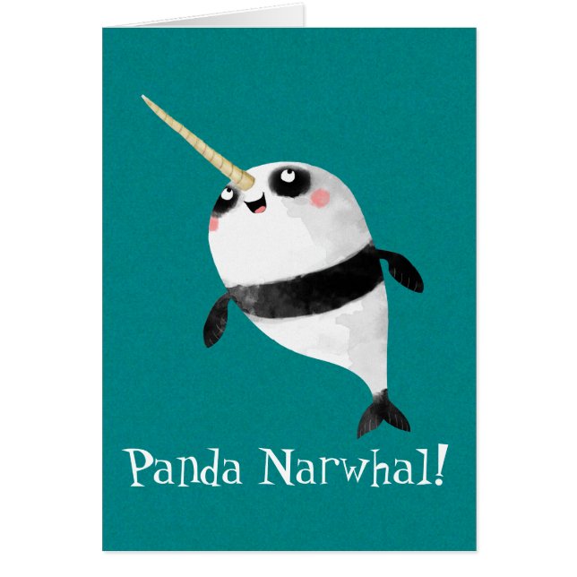 Narwhal und Panda in einem (Vorne)