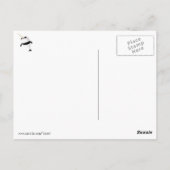 Narwhal und Panda in One Postkarte (Rückseite)