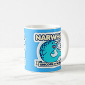 Narwhal Unicorn des Meeres Kaffeetasse (VorderseiteRechts)