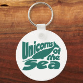 Narwhal Unicorn des Meeres Schlüsselanhänger (Vorderseite)