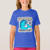 Narwhal Unicorn des Meeres T-Shirt (Vorderseite)