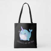 Narwhal Unicorn des Meeres Tasche (Vorderseite)