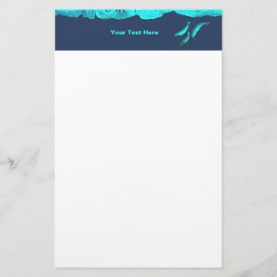 Narwhal unter dem Eis Briefpapier