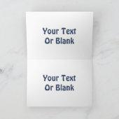 Narwhal unter dem Eis Feiertagskarte (Innenseite)