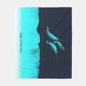 Narwhal unter dem Eis Fleecedecke (Vorderseite)