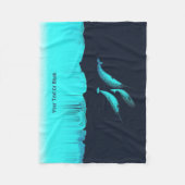 Narwhal unter dem Eis Fleecedecke (Vorderseite)