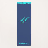 Narwhal unter dem Eis Yogamatte (Vorderseite)