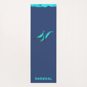 Narwhal unter dem Eis Yogamatte (Rückseite)