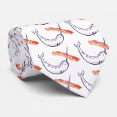 narwhal Wal und Speck Krawatte (Gerollt)