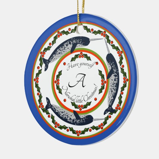 Narwhal Weihnachtsschmuck (Links)