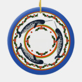 Narwhal Weihnachtsschmuck (Hinten)