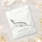 Narwhal Whale Einhorn des Meeres Geschenktütchen (Ausgeschnitten)