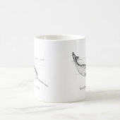 Narwhal Whale Einhorn des Meeres Kaffeetasse (Mittel)
