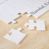 Narwhal Whale Einhorn des Meeres Puzzle (Seite)