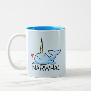 Narwhal Zweifarbige Tasse