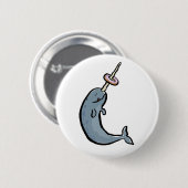 narwhale und Krapfen Button (Vorne & Hinten)