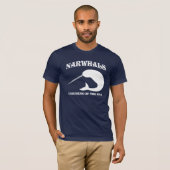 Narwhals Einhörner des Meeres T-Shirt (Vorne ganz)