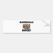 Narwhals Felsen Autoaufkleber (Vorne)