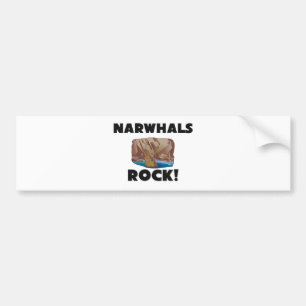 Narwhals Felsen Autoaufkleber