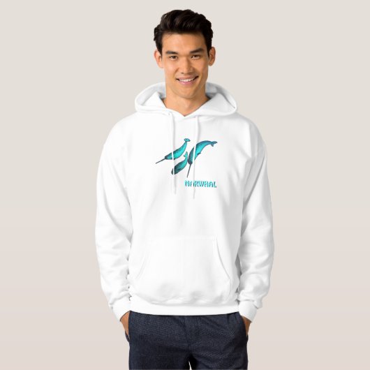 Narwhals Hoodie (Vorne ganz)