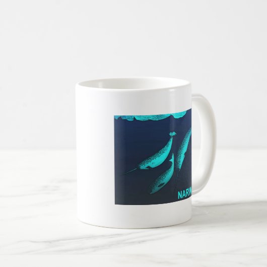 Narwhals Kaffeetasse (VorderseiteRechts)