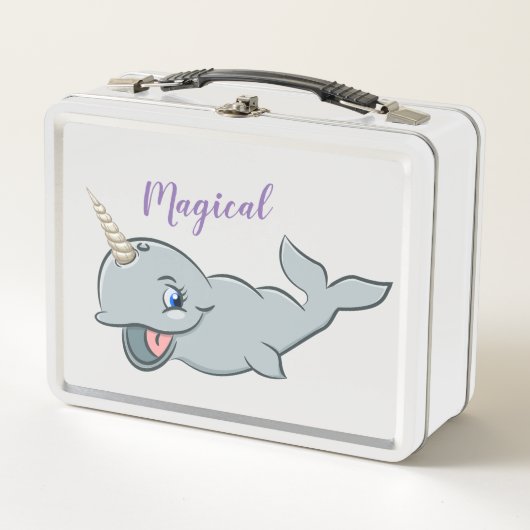 Narwhals magischer Lunchbox (Vorderseite)