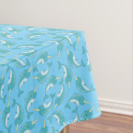 Narwhals Ocean Kid's Geburtstagsparty Tischdecke