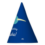 Narwhals Ocean Niedlich 1. Geburtstag Party Thema Partyhütchen (Rechts)