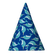Narwhals Ocean Niedlich 1. Geburtstag Party Thema Partyhütchen (Rechts)