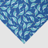 Narwhals Ocean Niedlich 1. Geburtstag Party Thema Seidenpapier (Ausschnitt)