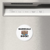 Narwhals Rock Magnet (In Situ (Geschirrspüler))