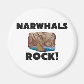Narwhals Rock Magnet (Vorne)
