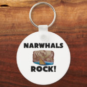 Narwhals Rock Schlüsselanhänger (Vorderseite)
