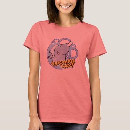 Narwhals Rock! T-Shirt (Vorderseite)