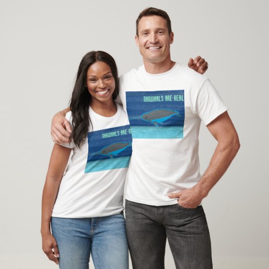 Narwhals sind echt T-Shirt (Unisex)