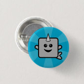Narwhals sind magisch button (Vorne & Hinten)