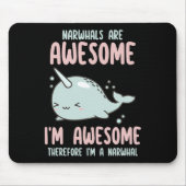 Narwhals sind Phantastisch, ich bin Phantastisch,  Mousepad (Vorne)